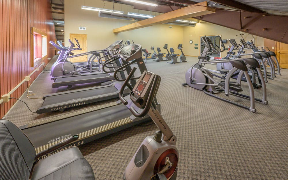 Gym at St. Gregory Recovery Center - Iowa drug addiction and alcohol rehab center