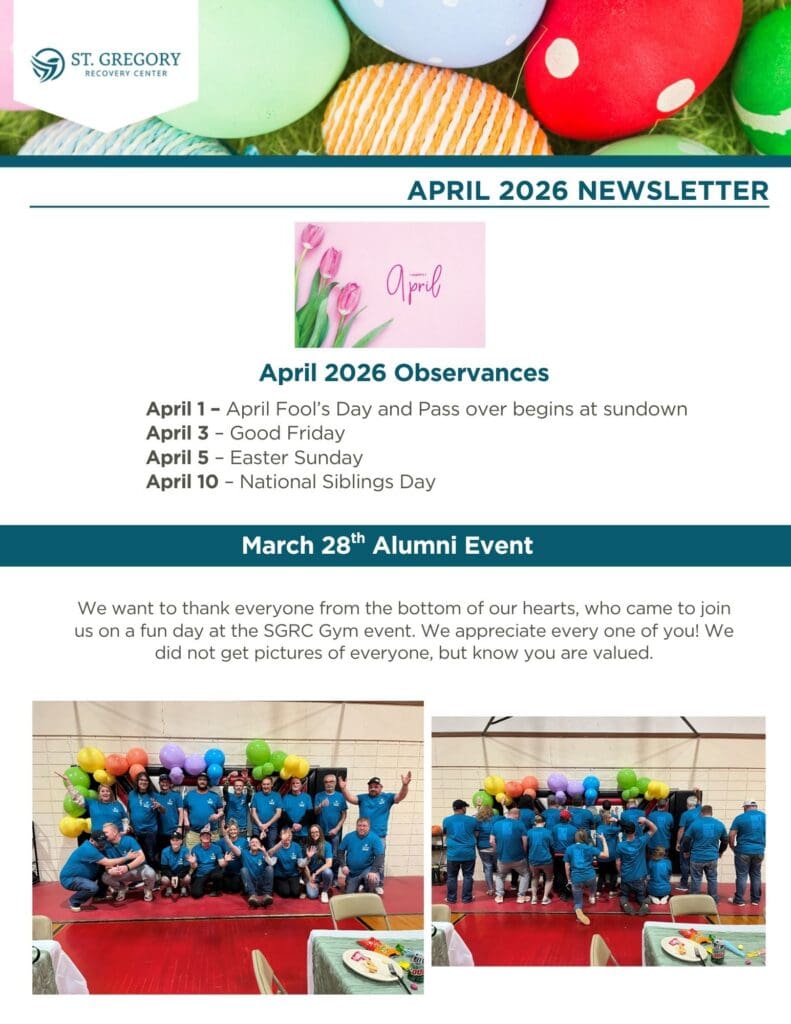 St. Gregory April Newsletter