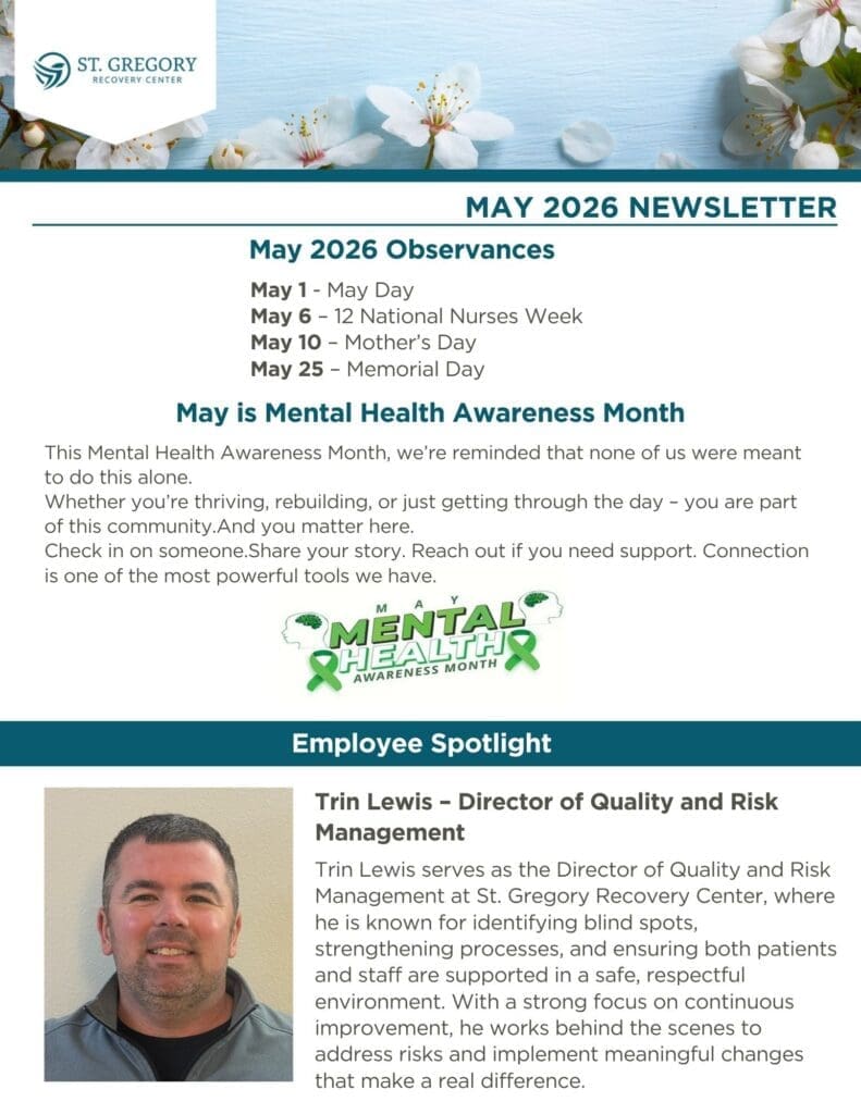 St. Gregory May Newsletter